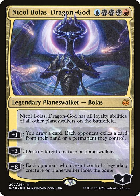 Nicol Bolas, Dragon-God (207) [War of the Spark]
