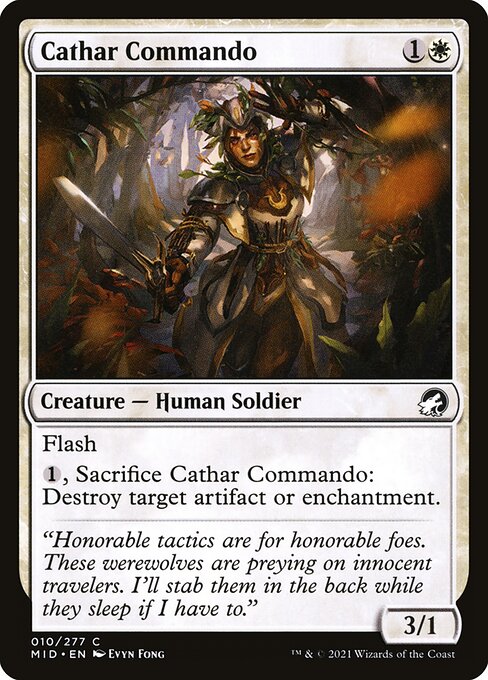 Cathar Commando (10) [Innistrad: Midnight Hunt]