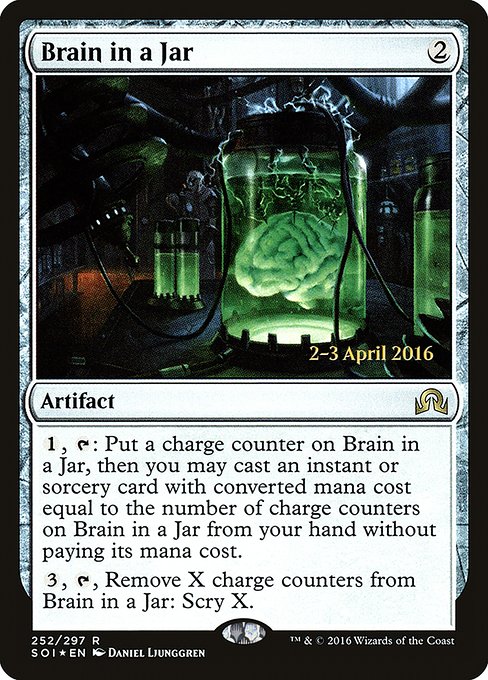 Brain in a Jar (252s) [Shadows over Innistrad Promos]