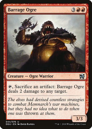 Barrage Ogre (44) [Duel Decks: Elves vs. Inventors]