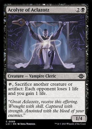 Acolyte of Aclazotz (89) [The Lost Caverns of Ixalan]