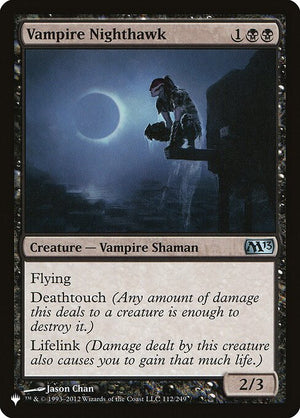 Vampire Nighthawk (M13-112) [The List]