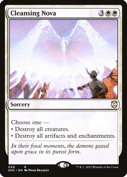 Cleansing Nova (20) [Kaldheim Commander]