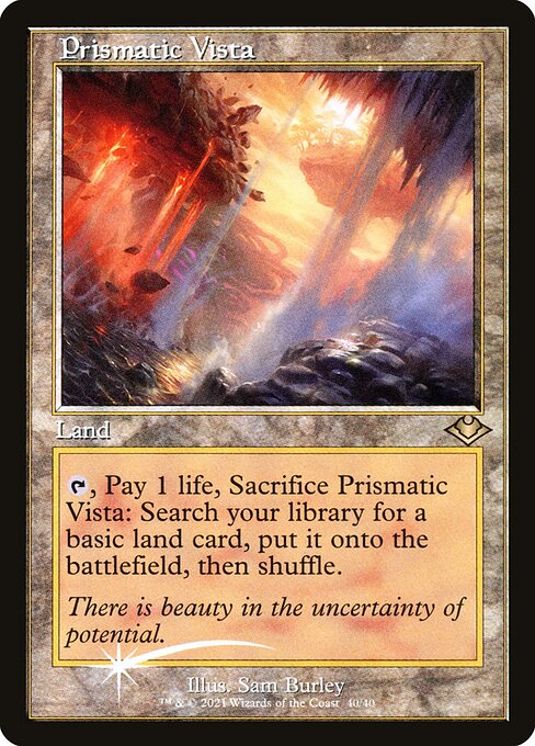 Prismatic Vista (40) [Modern Horizons 1 Timeshifts]