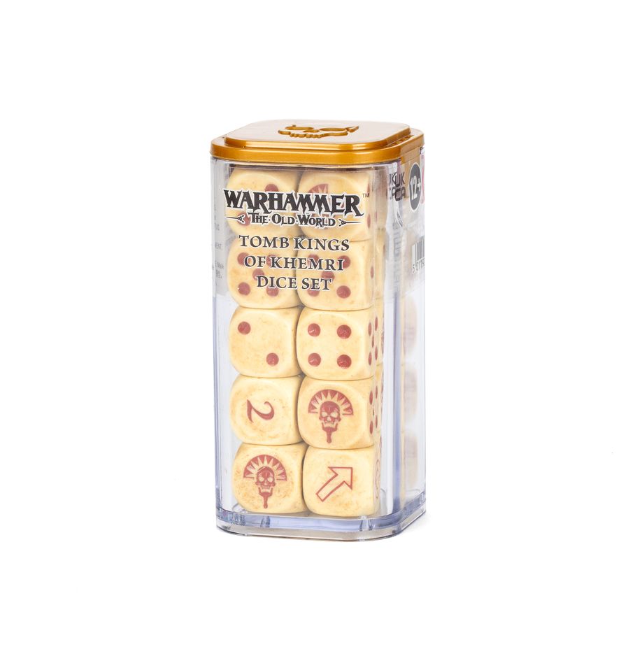 WARHAMMER: TOMB KINGS OF KHEMRI DICE SET