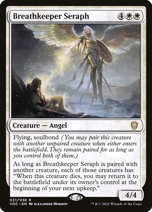 Breathkeeper Seraph (31) [Crimson Vow Commander]