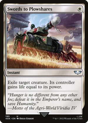 Swords to Plowshares (190) [Warhammer 40,000 Commander]