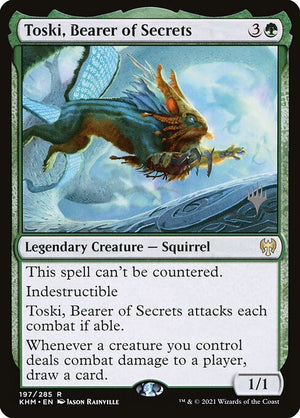 Toski, Bearer of Secrets (197p) [Kaldheim Promos]
