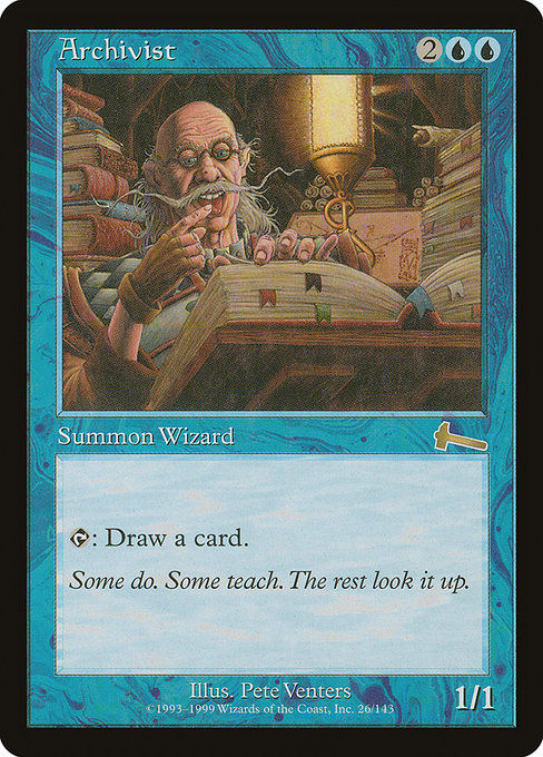 Archivist (26) [Urza's Legacy]