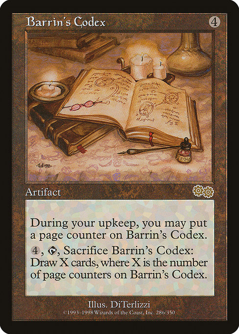 Barrin's Codex (286) [Urza's Saga]