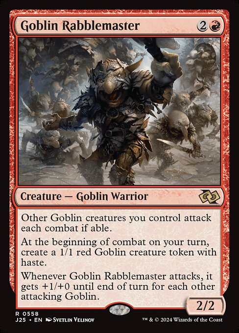Goblin Rabblemaster (558) [Foundations Jumpstart]