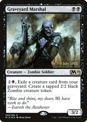 Graveyard Marshal (99s) [Core Set 2019 Promos]