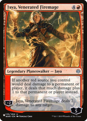 Jaya, Venerated Firemage (WAR-135) [The List]