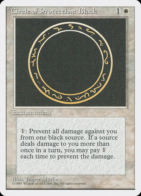 Circle of Protection: Black (14) [Fourth Edition]