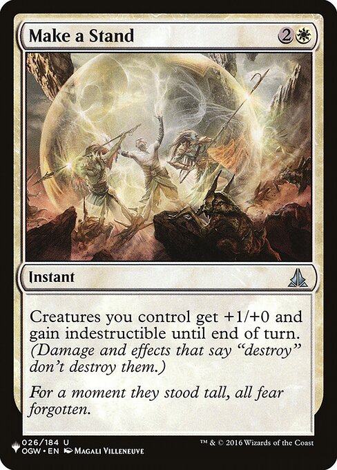 Make a Stand (OGW-26) [The List]