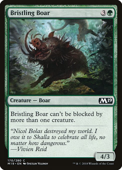 Bristling Boar (170) [Core Set 2019]