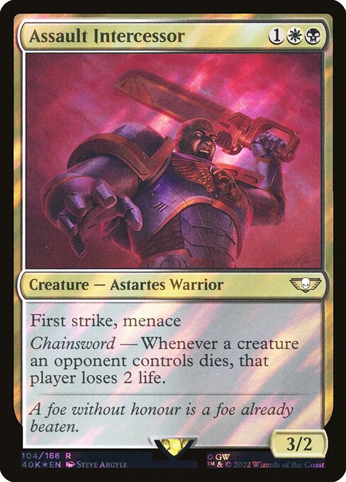 Assault Intercessor (104★) [Warhammer 40,000 Commander]