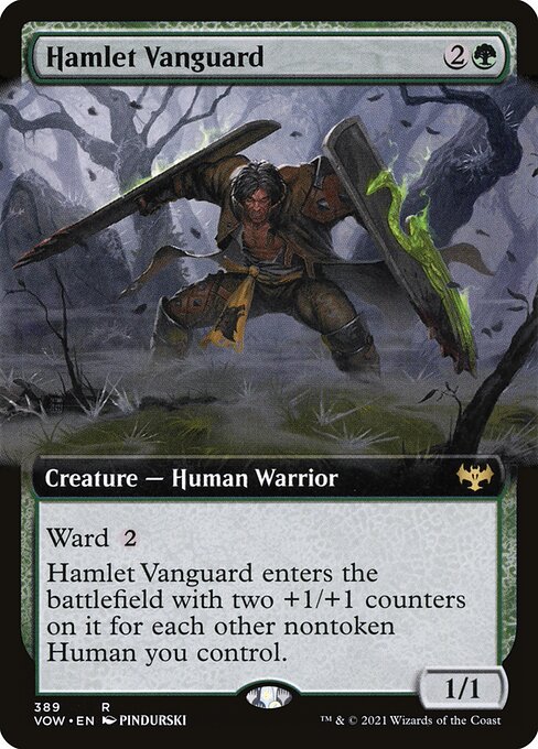 Hamlet Vanguard (389) [Innistrad: Crimson Vow] [Extended Art]