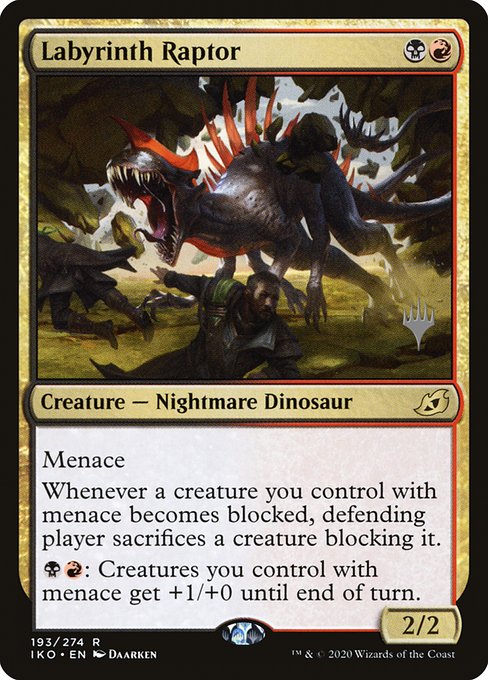 Labyrinth Raptor (193p) [Ikoria: Lair of Behemoths Promos]