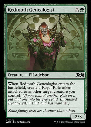 Redtooth Genealogist (179) [Wilds of Eldraine]