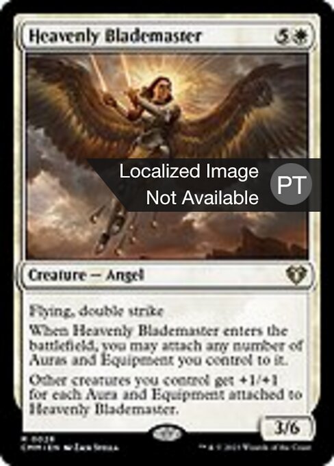 Heavenly Blademaster (28) [Commander Masters]