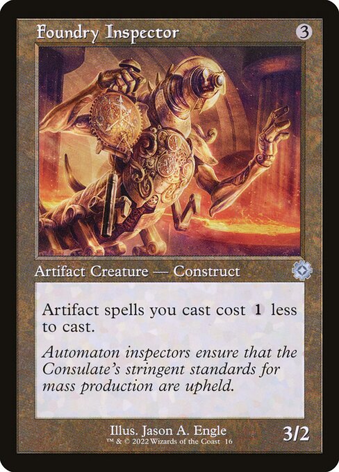 Foundry Inspector (16) [The Brothers' War Retro Artifacts]