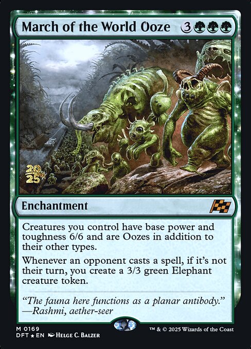 March of the World Ooze (169s) [Aetherdrift Promos]