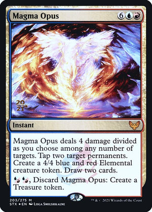 Magma Opus (203s) [Strixhaven: School of Mages Promos]