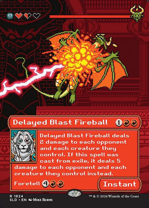 Delayed Blast Fireball (1824) [Secret Lair Drop]