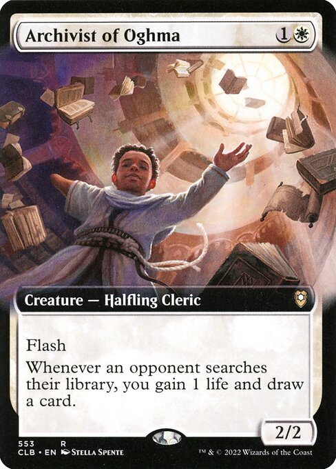 Archivist of Oghma (553) [Commander Legends: Battle for Baldur's Gate] [Extended Art]