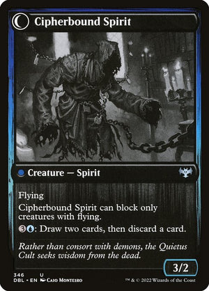 Soulcipher Board // Cipherbound Spirit (346) [Innistrad: Double Feature] Reverse
