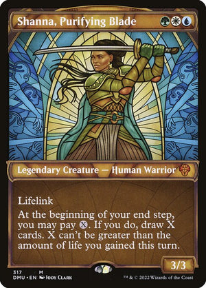 Shanna, Purifying Blade (317) [Dominaria United] [Showcase]