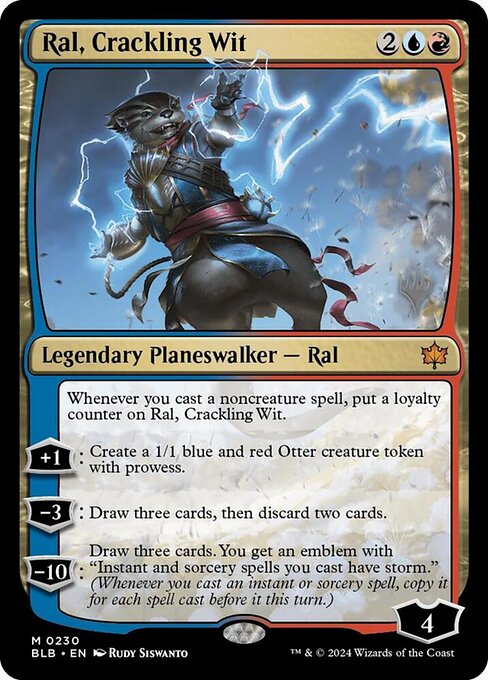 Ral, Crackling Wit (230p) [Bloomburrow Promos]