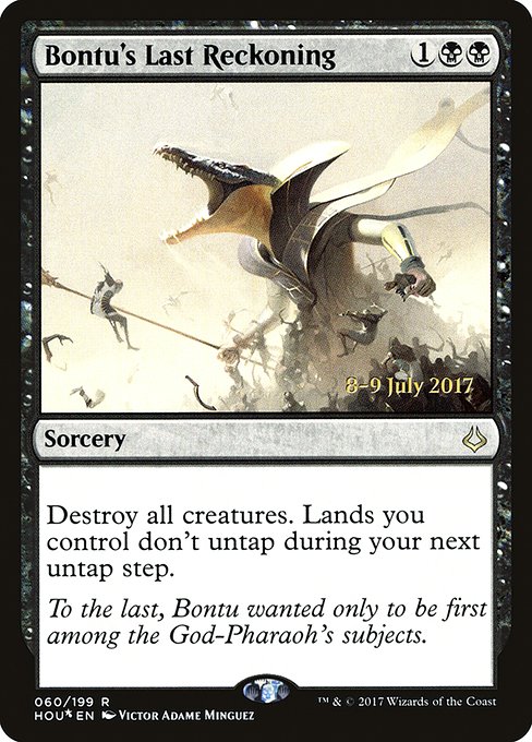 Bontu's Last Reckoning (60s) [Hour of Devastation Promos]