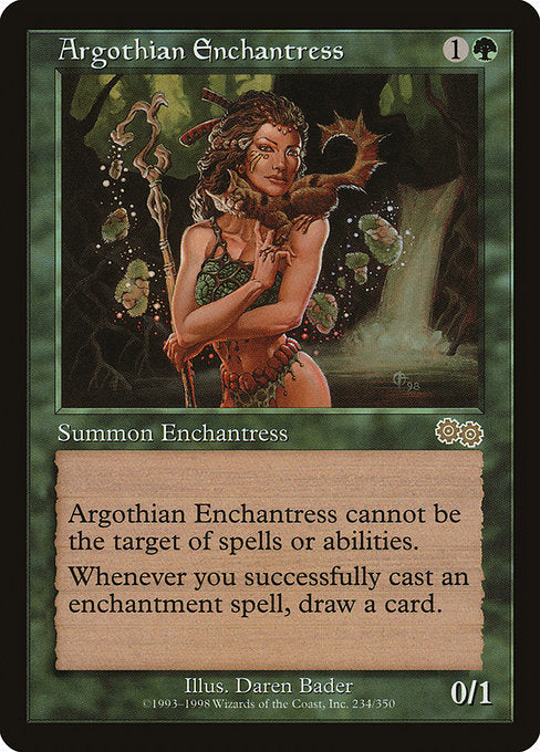 Argothian Enchantress (234) [Urza's Saga]