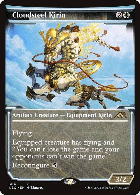 Cloudsteel Kirin (364) [Kamigawa: Neon Dynasty] [Showcase]