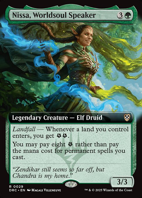 Nissa, Worldsoul Speaker (29) [Aetherdrift Commander]