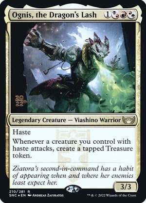 Ognis, the Dragon's Lash (210s) [Streets of New Capenna Promos]