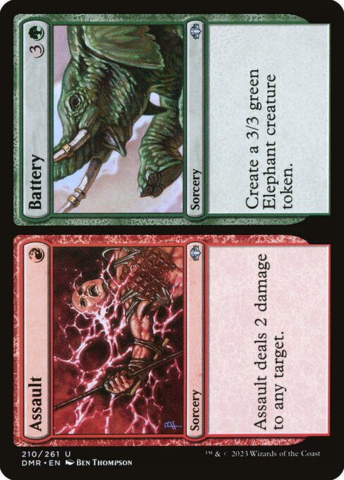 Assault // Battery (210) [Dominaria Remastered]