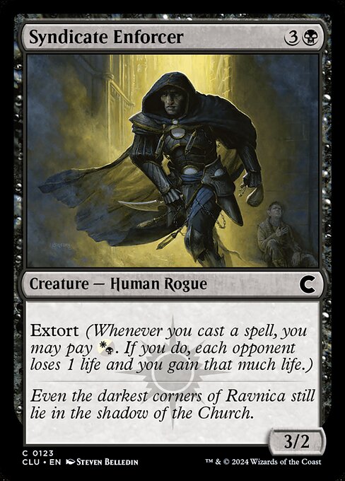 Syndicate Enforcer (123) [Ravnica: Clue Edition]