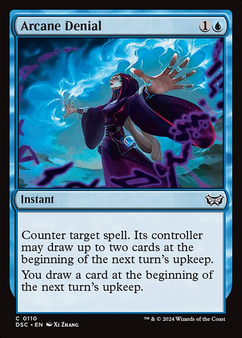 Arcane Denial (110) [Duskmourn: House of Horror Commander]
