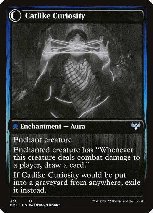 Mischievous Catgeist // Catlike Curiosity (336) [Innistrad: Double Feature] Reverse