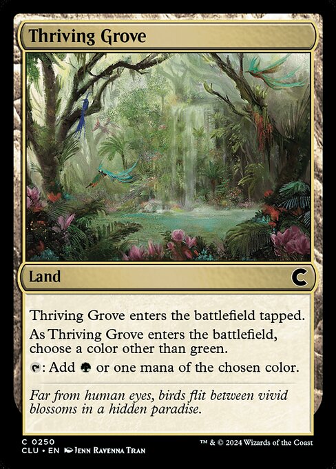 Thriving Grove (250) [Ravnica: Clue Edition]