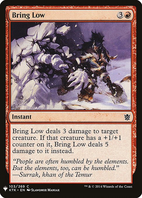 Bring Low (KTK-103) [The List]