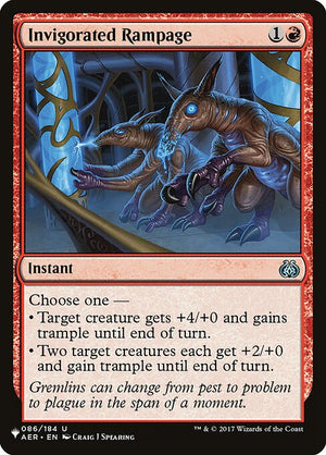 Invigorated Rampage (AER-86) [The List]
