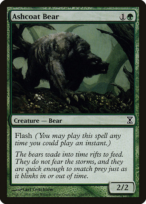 Ashcoat Bear (190) [Time Spiral]