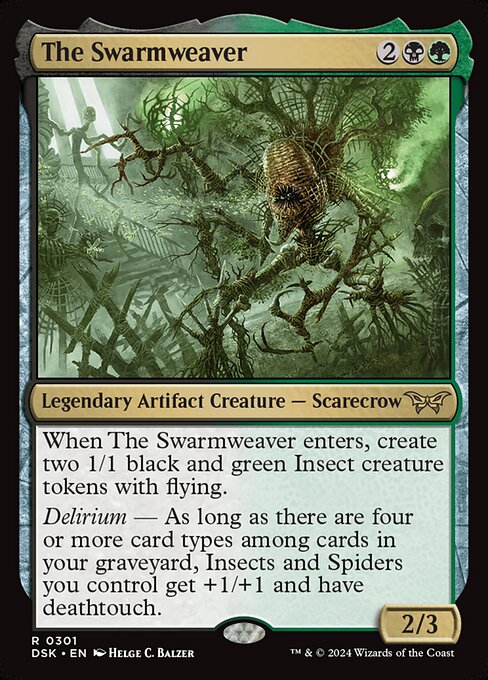The Swarmweaver (301) [Duskmourn: House of Horror]