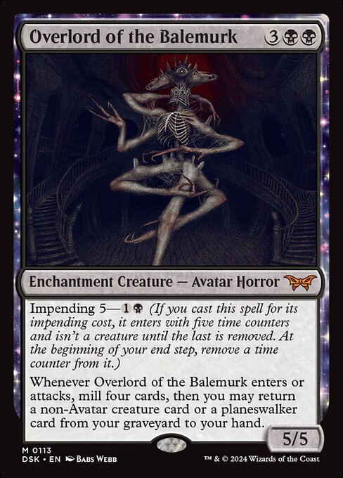 Overlord of the Balemurk (113) [Duskmourn: House of Horror]