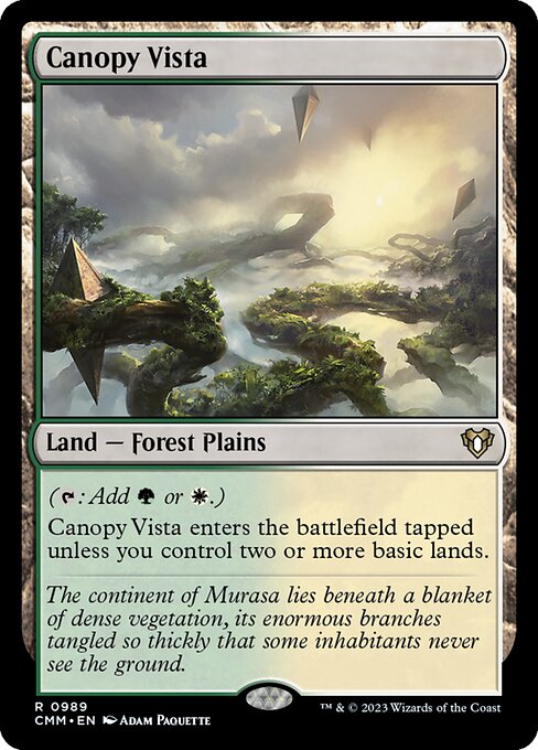 Canopy Vista (989) [Commander Masters]