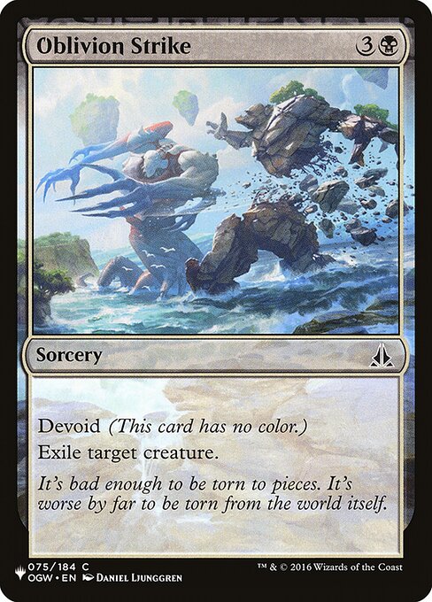 Oblivion Strike (OGW-75) [The List]